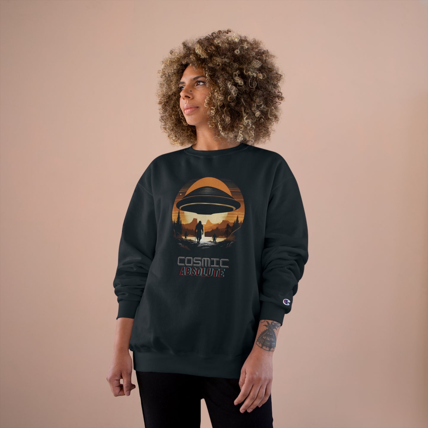 Primitive Encounters: Cavemen vs. UFOs Champion Sweatshirt