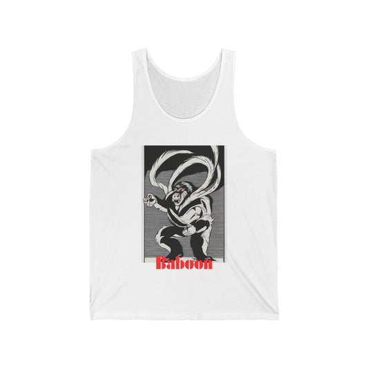 Baboon Brawn: Channel the Strength of the Wild Jersey Tank