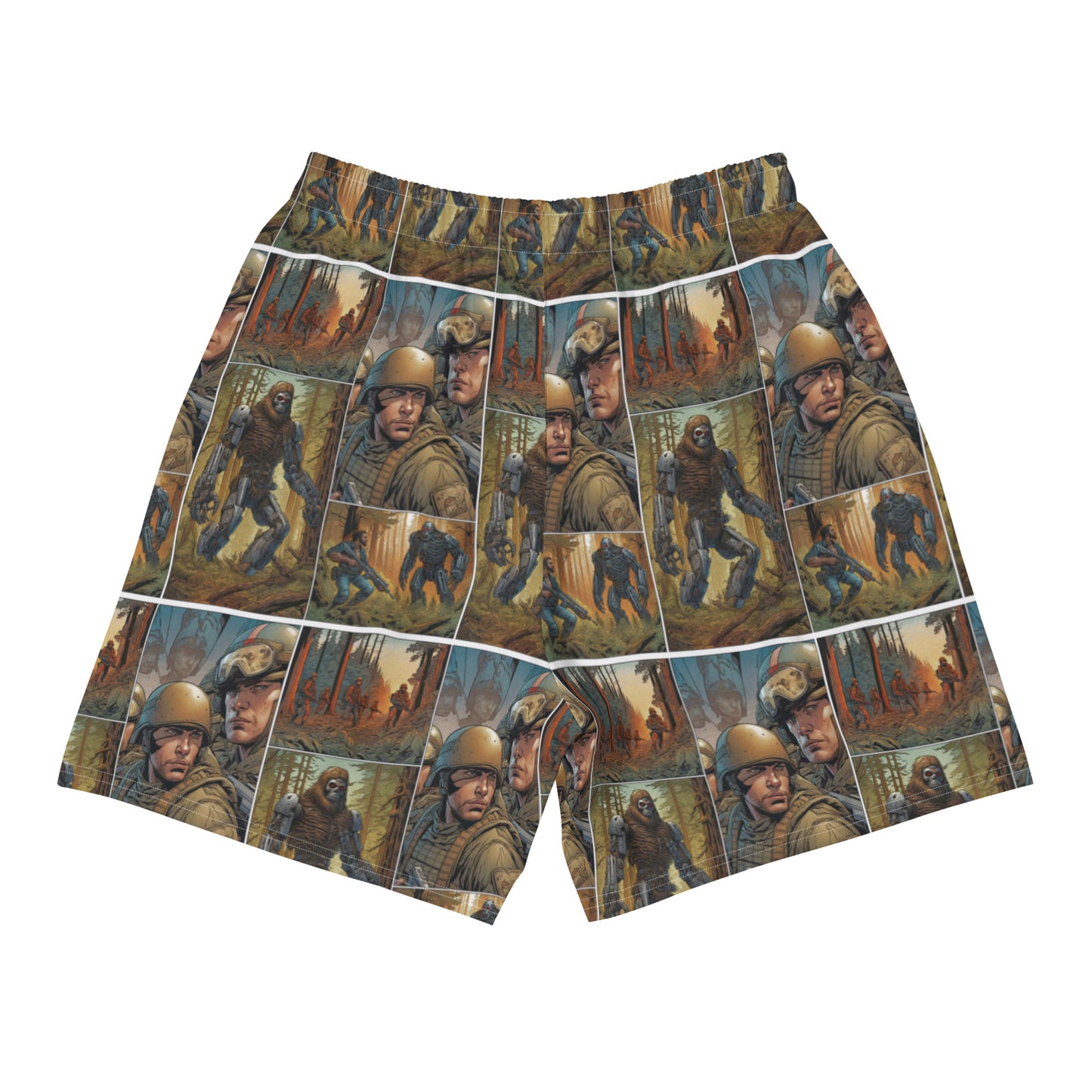 CYBERNETIC SASQUATCH Athletic Long Shorts