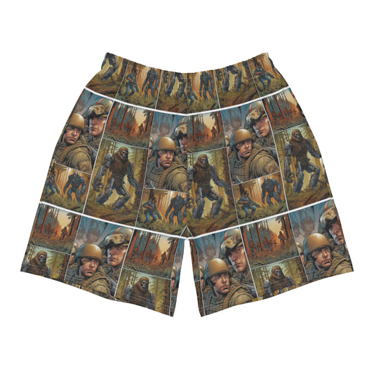CYBERNETIC SASQUATCH Athletic Long Shorts