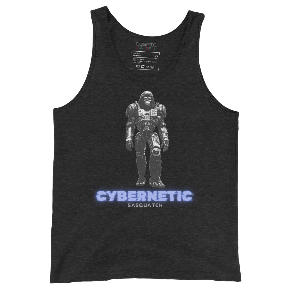 Cybernetic Sasquatch Gym Tank Top... Sci-Fi Themed Athletic Wear