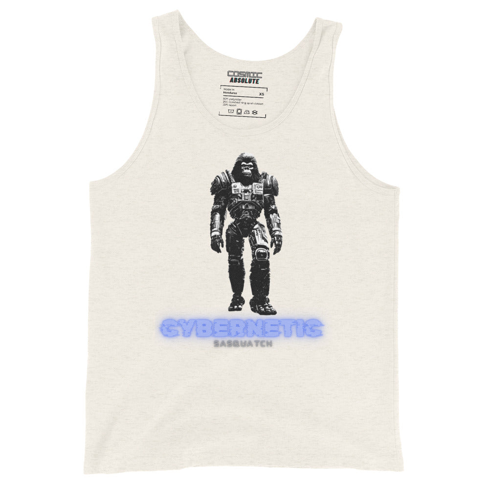 Cybernetic Sasquatch Gym Tank Top... Sci-Fi Themed Athletic Wear
