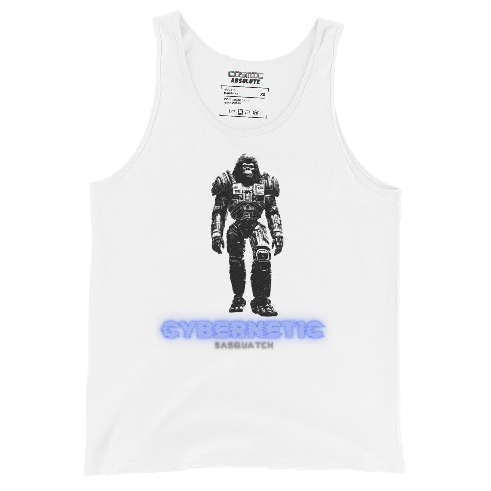Cybernetic Sasquatch Gym Tank Top... Sci-Fi Themed Athletic Wear