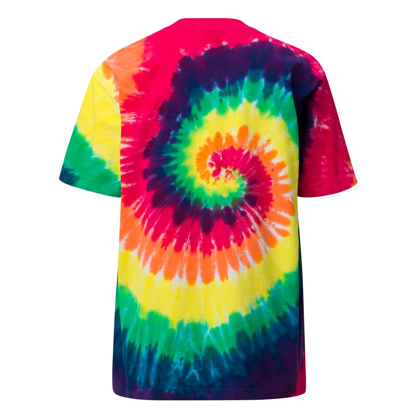 Cosmic Absolute Oversized Tie-Dye T-Shirt | Retro Futurism Activewear |