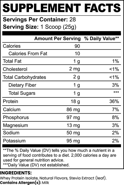 COSMIC WHEY PROTEIN ISOLATE (Chocolate)