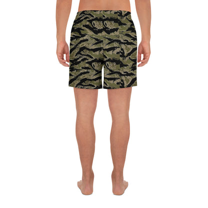 STRIPE CAMO Athletic Long Shorts