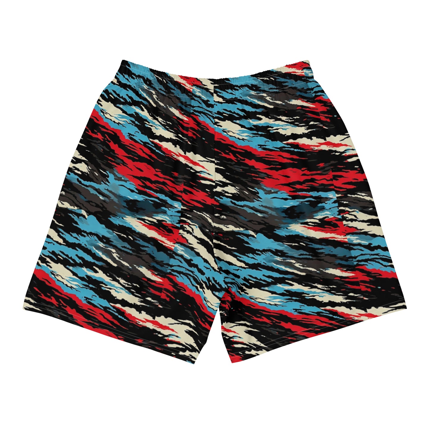 FREEDOM STRIPE Athletic Long Shorts