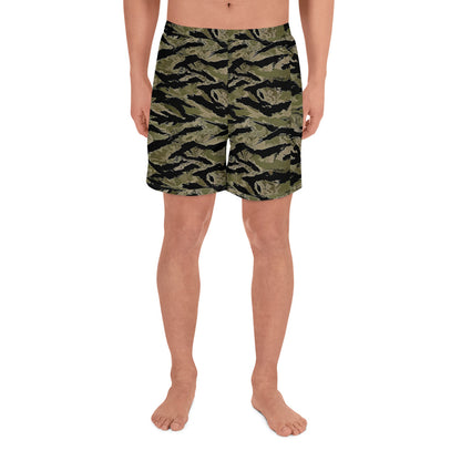 STRIPE CAMO Athletic Long Shorts