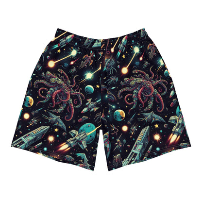 Space Kraken Showdown Athletic  Shorts