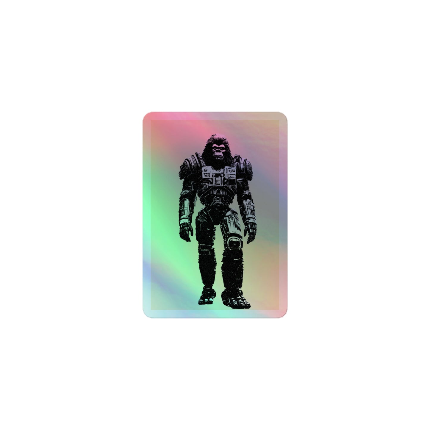 CYBER SASQUATCH HOLOGRAPHIC STICKERS