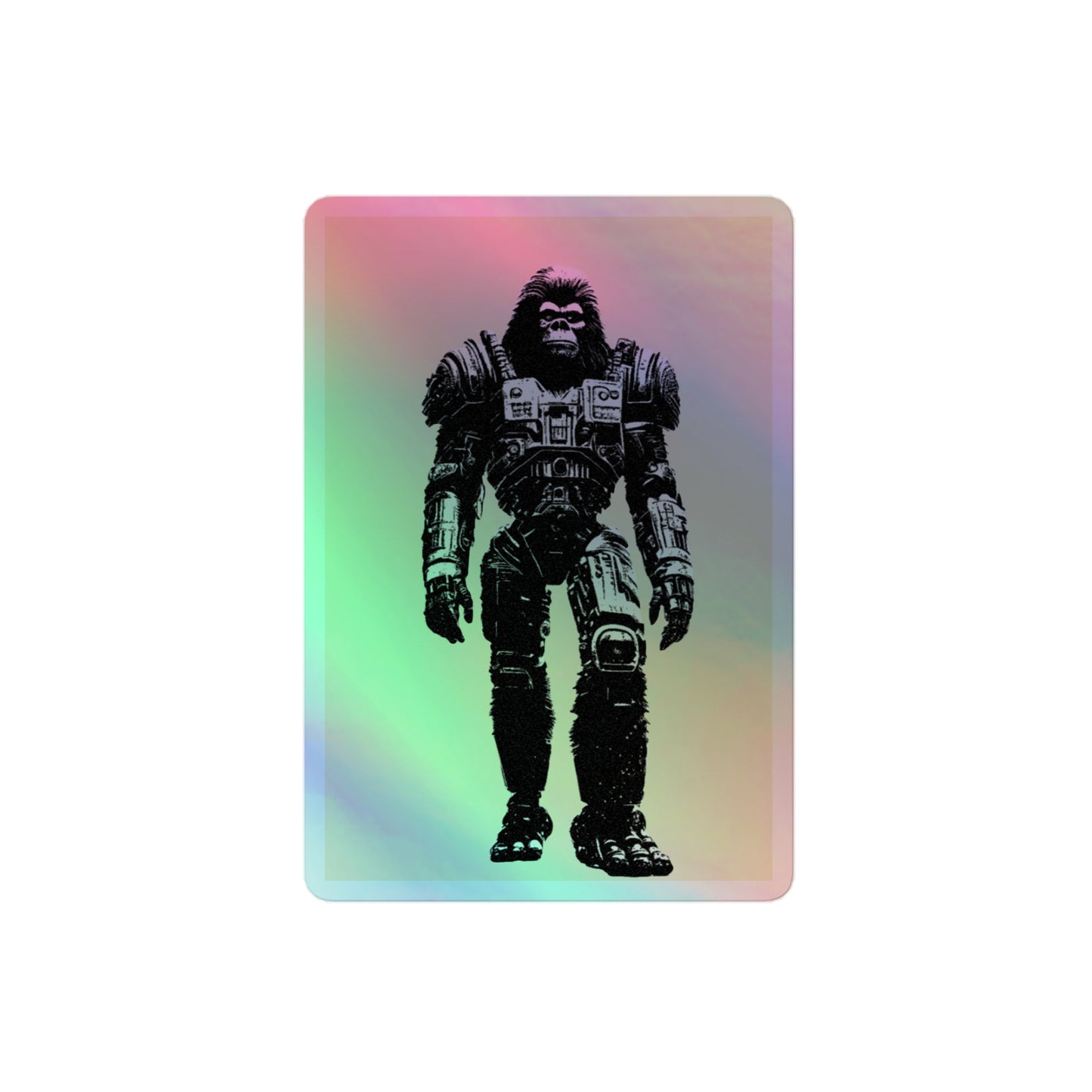 CYBER SASQUATCH HOLOGRAPHIC STICKERS