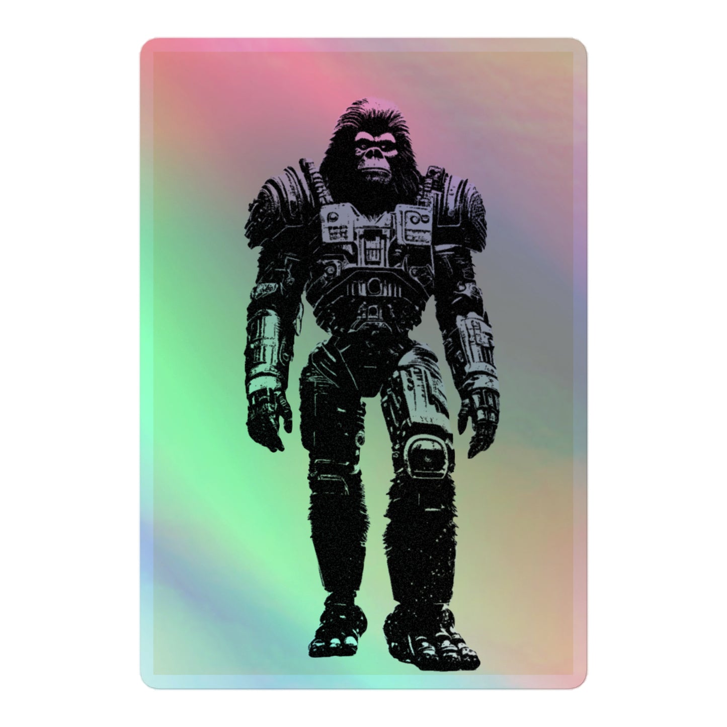 CYBER SASQUATCH HOLOGRAPHIC STICKERS