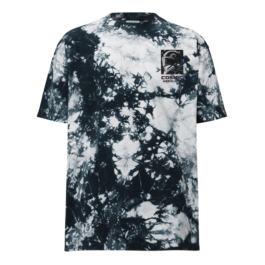 Cosmic Absolute Oversized Tie-Dye T-Shirt | Retro Futurism Activewear |