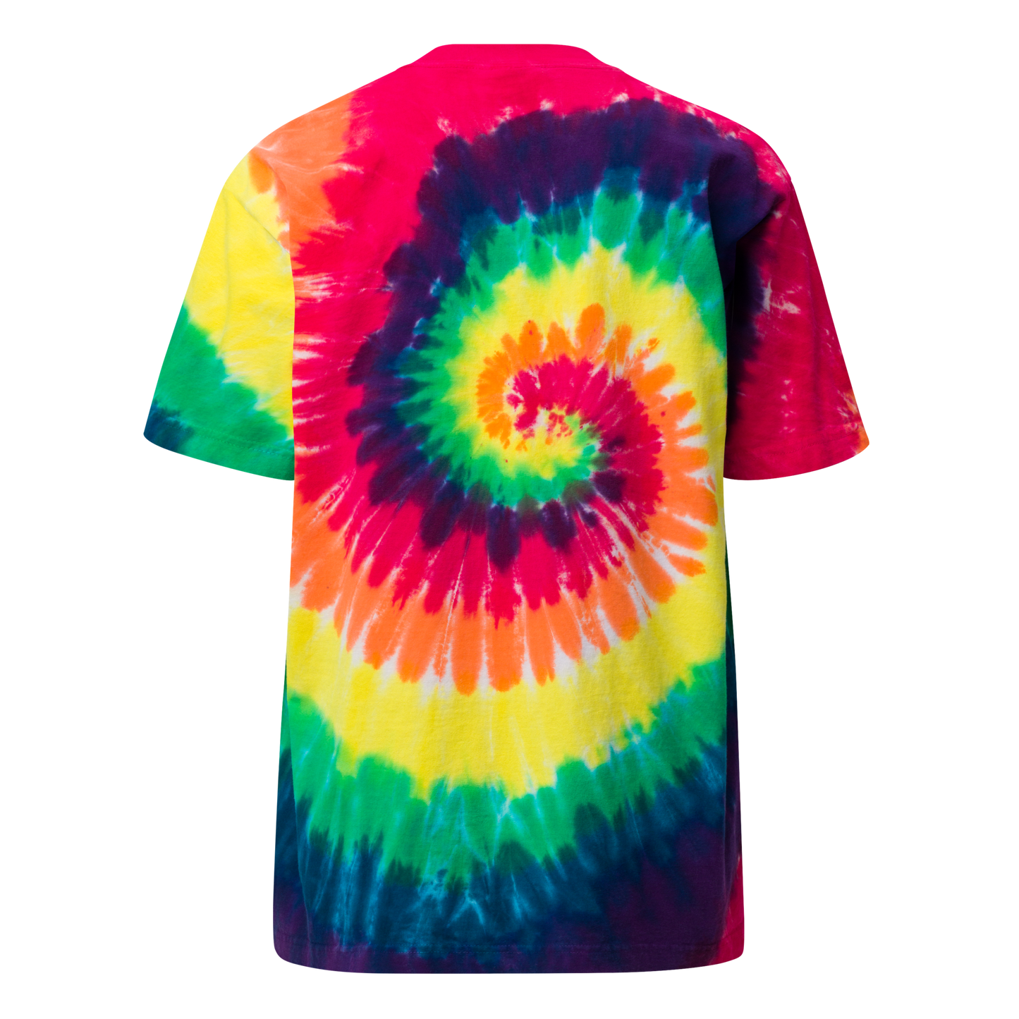 Cosmic Absolute Oversized Tie-Dye T-Shirt | Retro Futurism Activewear |