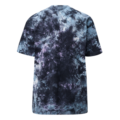 Cosmic Absolute Oversized Tie-Dye T-Shirt | Retro Futurism Activewear |