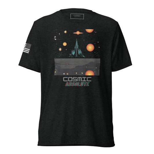 Blue Horizon: Cityscape of Tomorrow Short Sleeve Tee